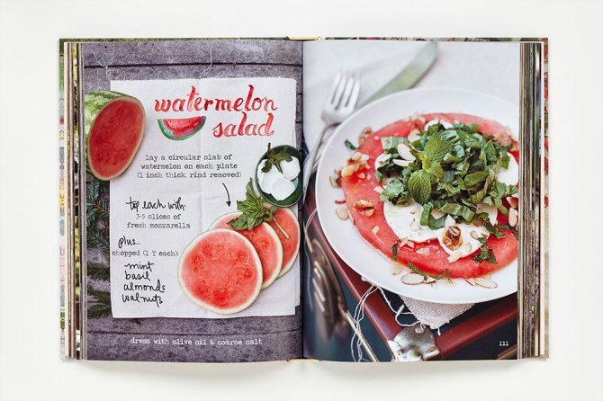 Forest feast  watermelon salad