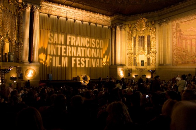 A packed house at the legendary Castro Theatre during the 51st San Francisco International Film Festival, April 24 - May 8, 2008.