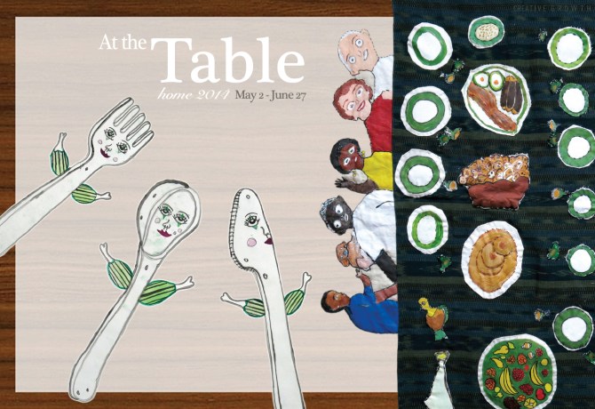 At the Table Card, Front. 2014