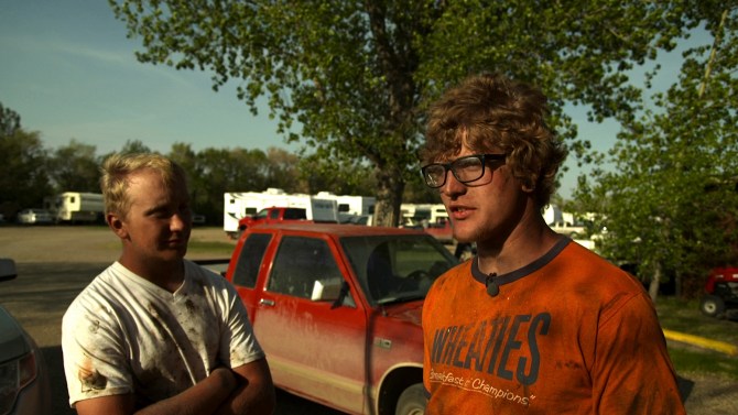 A scene from Jesse Moss' THE OVERNIGHTERS.