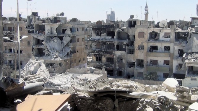 A scene from Talal Derki's RETURN TO HOMS.