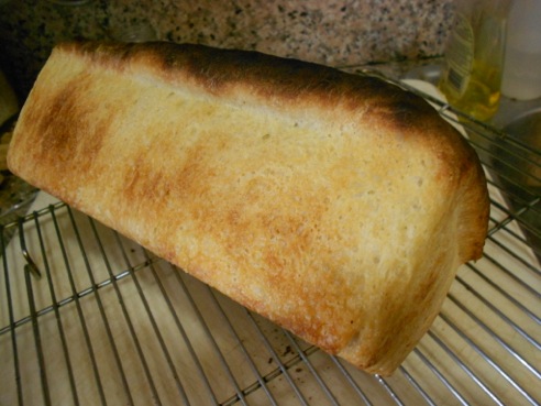 My finished bread loaf.