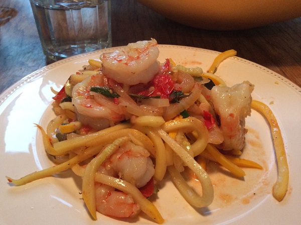 Squash Pasta Finished