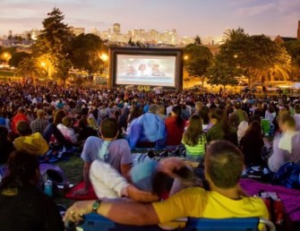 film night in park SF