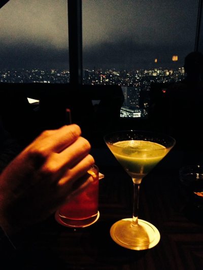 Cocktails at the Park Hyatt, Tokyo, October 2013. Photo by Cari Borja.