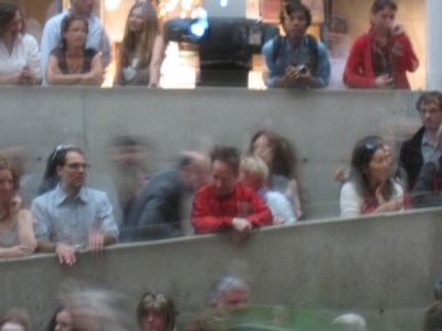 Portrait of Peter Sellars at the Berkeley Art Museum, Chez Panisse's 40th anniversary, August 2011. (Photo by Cari Borja.)