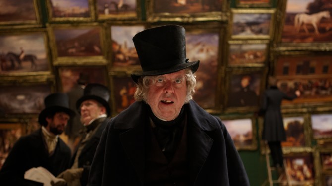 Timothy Spall as J.M.W. Turner in Mr. Turner (Photo by Simon Mein.)
