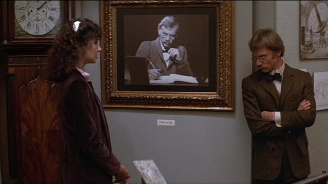 Mary Steenburgen and Malcolm McDowell in Time After Time.