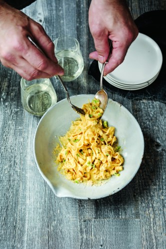 FettucinewithCornCrema