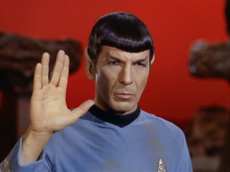 The man, the character: Leonard Nimoy as Spock.