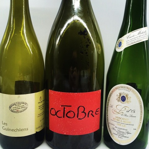 Pascaline's bottles of wine, from her Instagram.