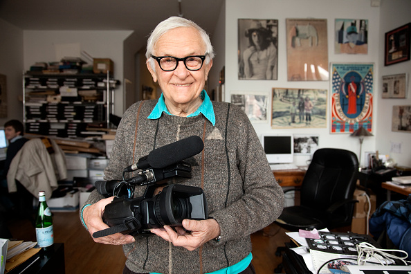 Albert Maysles in his office in 2010. Credit: Myrna Suarez/Getty Images.