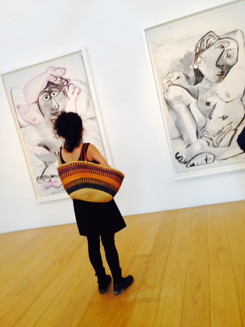 Me — captured by my daughter, Musee Picasso. Photo by Royal Borja Bernberg.