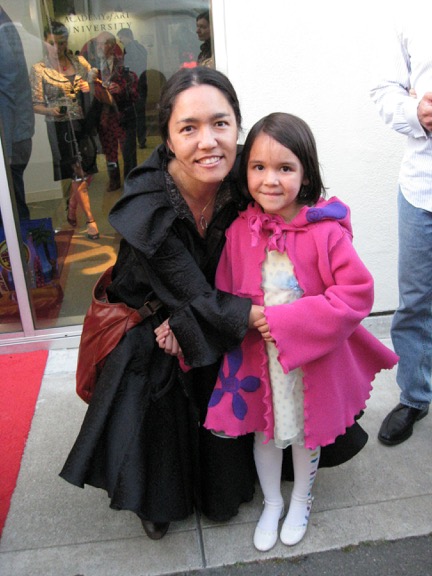 Flashback: Royal and me at the Academy of Art fashion show, circa 2006.