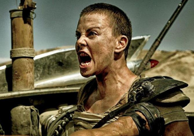 Charlize Theron in Mad Max: Fury Road .