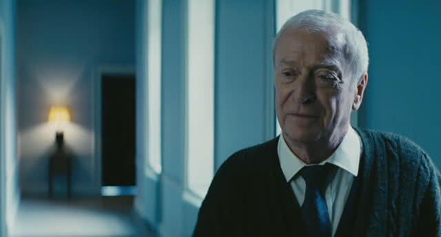“Every fine evening, I'd sit there and order a Fernet-Branca”: Michael Caine as Alfred Pennyworth in The Dark Knight Rises .