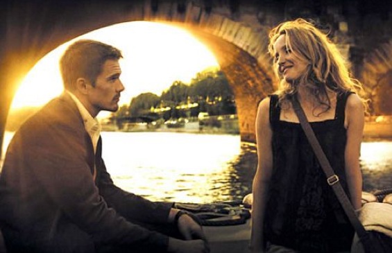 Jesse and Celine on the Seine, Richard Linklater’s Before Sunset (2004).