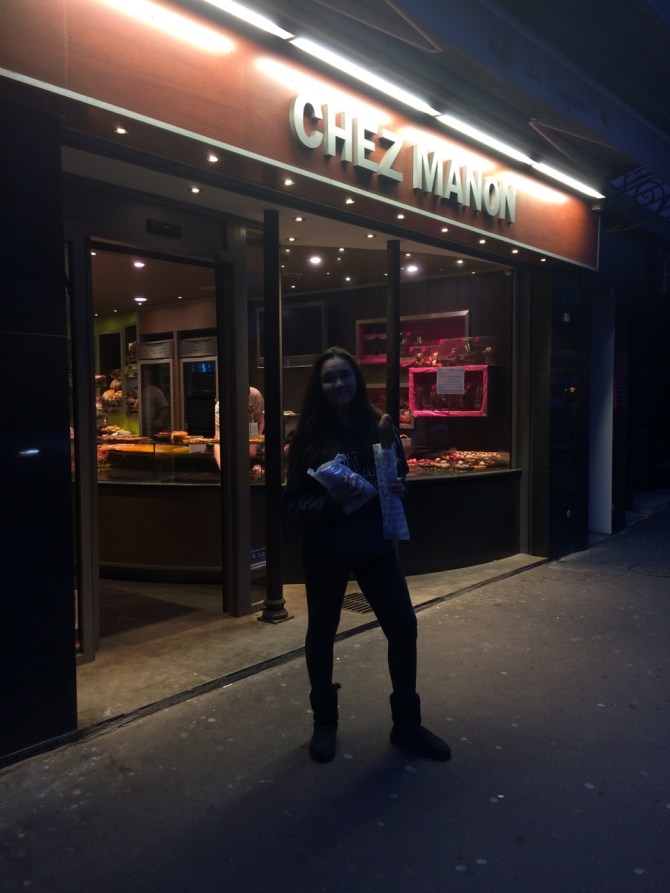 Our final image the morning of our departure, which was supposed to be our first (Lloyd’s request)—Royal with baguette and croissant.