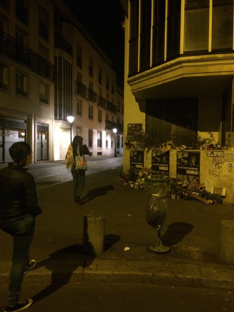 Royal and Pam, Charlie Hebdo, 10 Rue Nicolas-Appert.