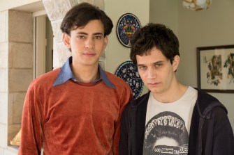 Eyad (Tawfeek Barhom) and Jonathan (Michael Moshonov)