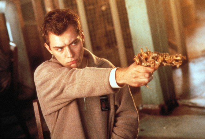 Jude Law in eXistenZ. Credit: Courtesy of Dimension Films.