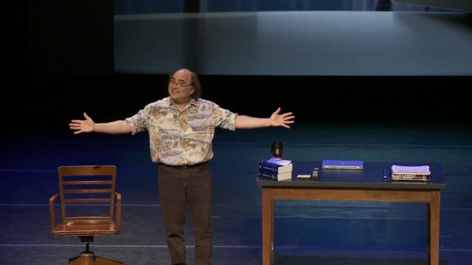 Josh Kornbluth in Love & Taxes.