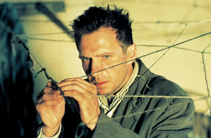 Ralph Fiennes in Spider . Courtesy of Sony Pictures Classics.