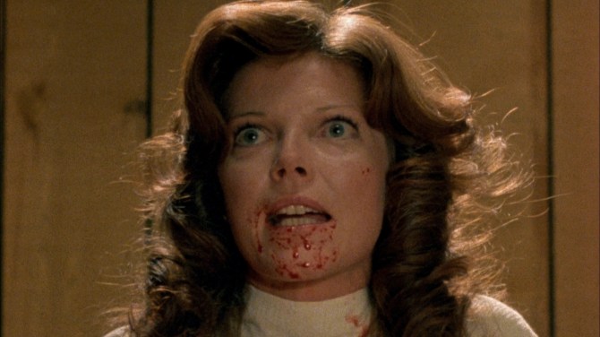 Samantha Eggar in The Brood . Credit: Courtesy of Janus Films.
