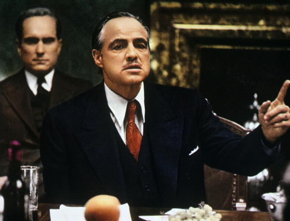Marlon Brando as Don Vito Corleone in <a href=