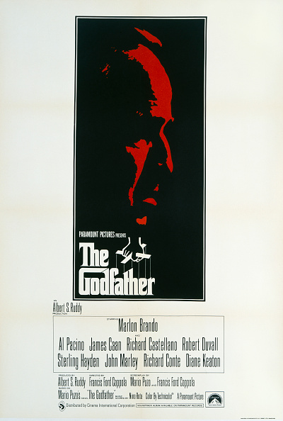 A poster for the British release of The Godfather. Credit: Movie Poster Image Art/Getty Images.