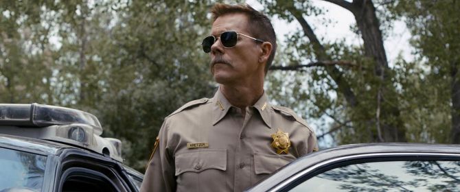 Kevin Bacon as Sheriff Kretzer in Cop Car. Credit: Courtesy of Focus Features.