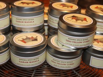 Garam Masala and Thai Yellow Curry spice from Sonoma Spice Queen. Credit: Geneva Anderson.