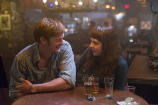 Two-for-one: Monroe (Alexander Skarsgård) and Minnie (Bel Powley) hit the bar in The Diary of a Teenage Girl.