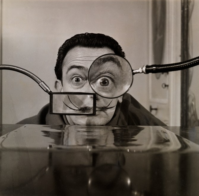 Salvador Dalí, photographed for Paris Match by Wally Rizzo. (Courtesy: Collection Gala-Salvador Dalí Foundation.)