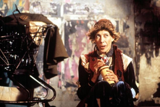 Lily Tomlin in the film version of The Search for Signs of Intelligent Life in the Universe.
