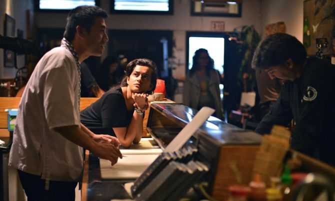Production still from East Side Sushi. Credit: Courtesy of Anthony Lucero