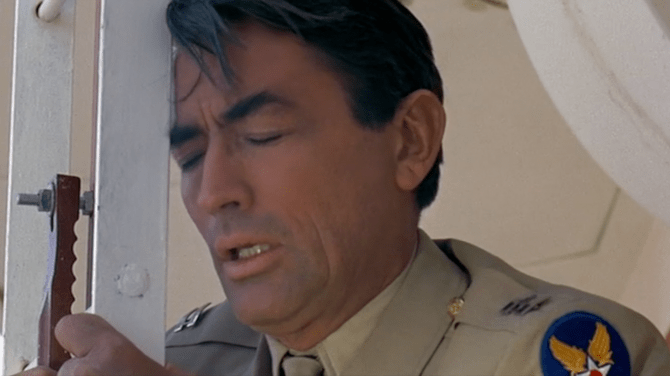 Gregory Peck in Captain Newman (1963).