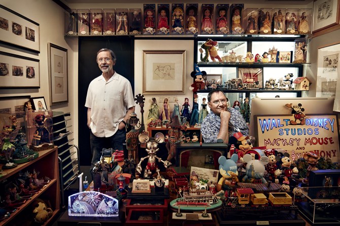 A small part of John Lasseter’s toy-filled office. Photo by Art Streiber for Wired.