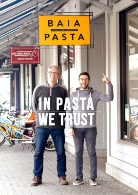 Baia Pasta was started in 2011 by Renato Sardo (left) & Dario Barbone (right). Photo: Meaghin Kennedy
