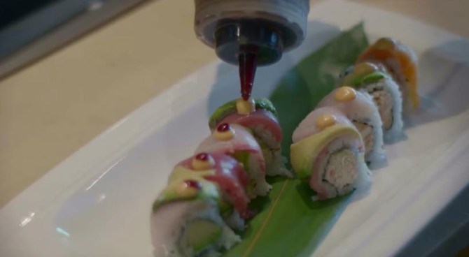 East Side Sushi plated