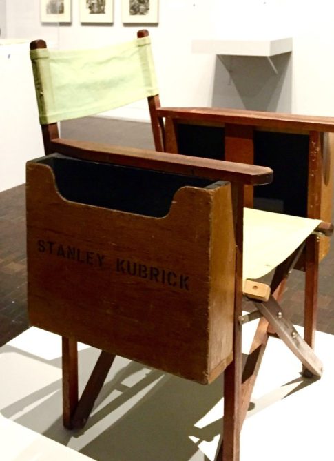 exhibitions_stanley-kubrick-the-exhibition_contemporary-jewish-museum-sf_little-magazine_littlemagonline_kubricks-directors-chair-e1470459666123-742x1024