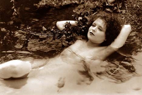 Clara Bow near nude