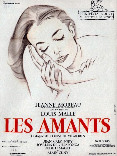 LES AMANTS - French Poster by Gilbert Allard